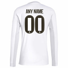 Real Madrid 2025/26 Home Replica Long Sleeve Custom Jersey White | Adidas Online