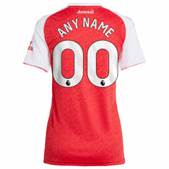 Arsenal Women's 2025/26 Home Replica Custom Jersey Red | Adidas cheap