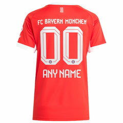 Bayern Munich Women's 2025/26 Home Replica Custom Jersey Red | Adidas online