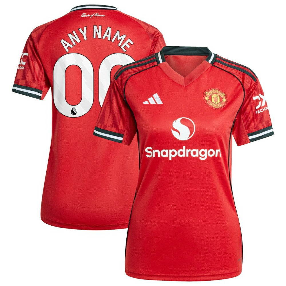 Manchester United Women's Home 2025/26 Custom Replica Jersey Red | Adidas discount