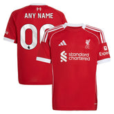 Liverpool Youth 2025/26 Home Custom Replica Jersey Red | Adidas