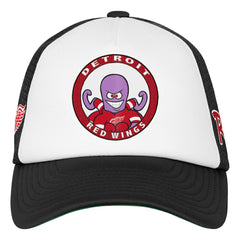 Detroit Red Wings Mitchell & Ness Youth Mascot Adjustable Trucker Hat - White - NHL