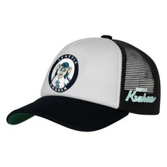 Seattle Kraken Mitchell & Ness Youth Mascot Adjustable Trucker Hat - White - NHL