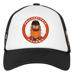 Philadelphia Flyers Mitchell & Ness Youth Mascot Adjustable Trucker Hat - White - NHL