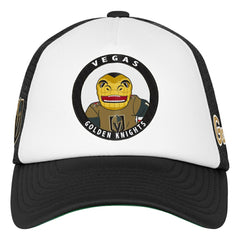 Vegas Golden Knights Mitchell & Ness Youth Mascot Adjustable Trucker Hat - White - NHL