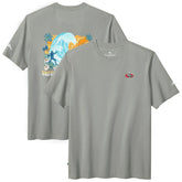 San Francisco 49ers Huddle & Hang Tens T-Shirt Gray | Tommy Bahama