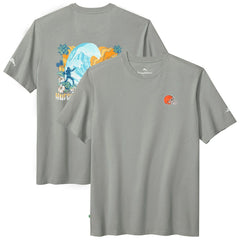 Cleveland Browns Huddle & Hang Tens T-Shirt Gray | Tommy Bahama