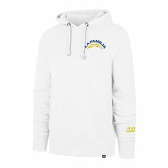 Los Angeles Chargers '47 La Familia Headline Pullover Hoodie White | 47 brand