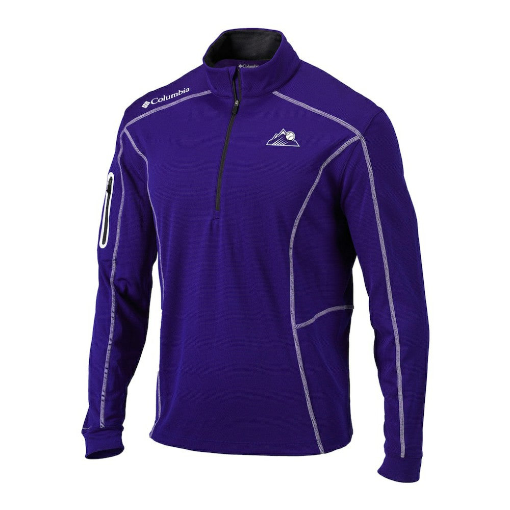 Colorado Rockies Columbia Omni-Wick Shotgun Quarter-Zip Pullover - MLB