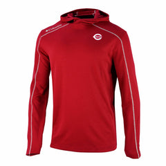 Cincinnati Reds Columbia Omni-Wick Shotgun Pullover Hoodie - MLB