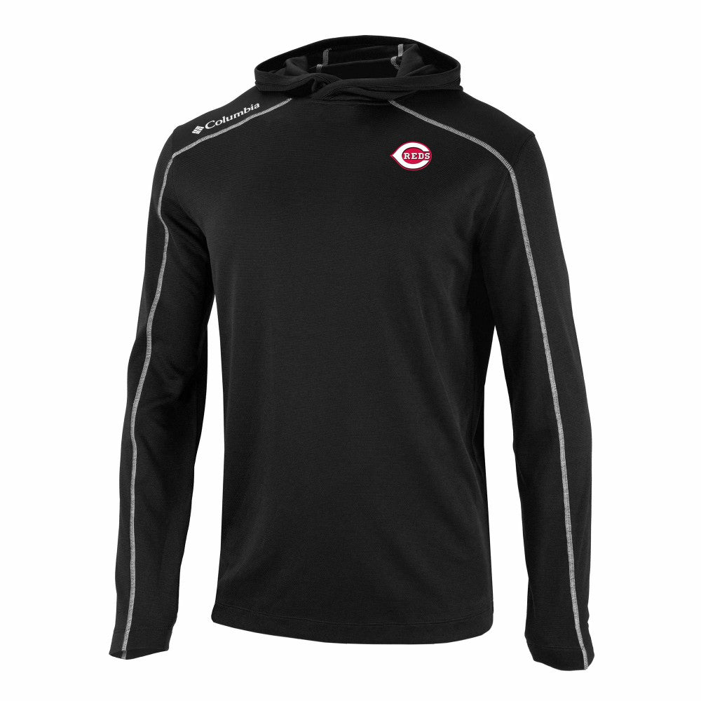 Cincinnati Reds Columbia Omni-Wick Shotgun Pullover Hoodie - MLB