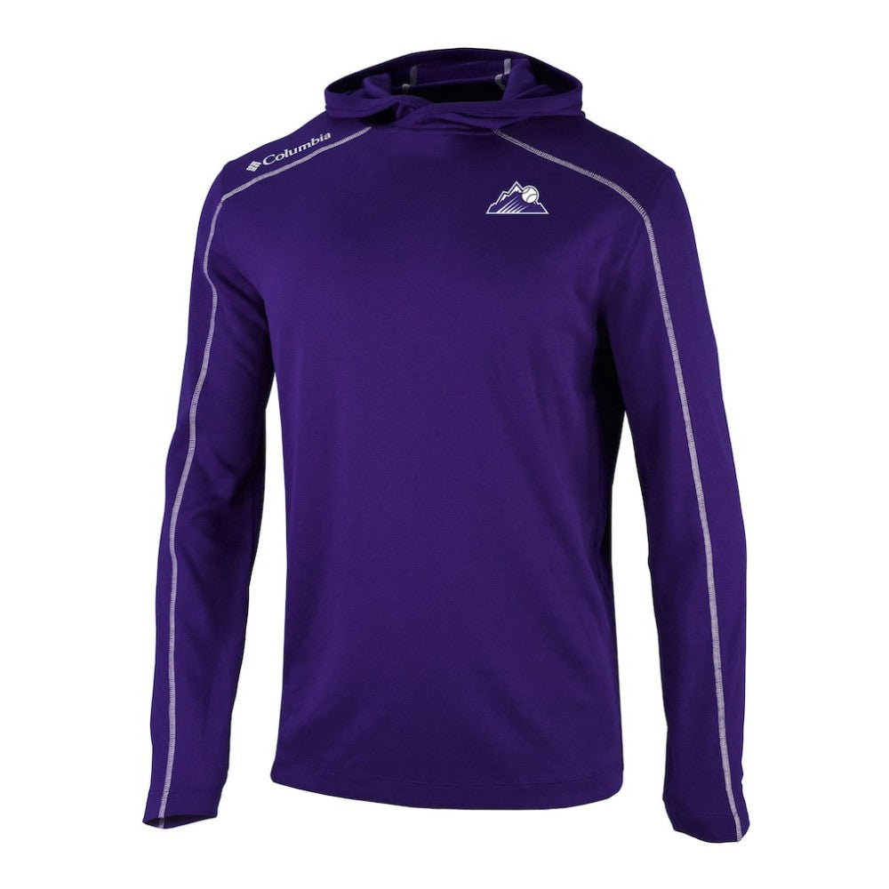 Colorado Rockies Columbia Omni-Wick Shotgun Pullover Hoodie - MLB