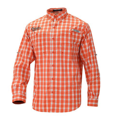Baltimore Orioles Columbia Super Tamiami Omni-Shade Long Sleeve Button-Down Shirt - MLB