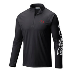 Arizona Diamondbacks Columbia Terminal Tackle Omni-Wick Raglan Quarter-Zip Pullover - MLB