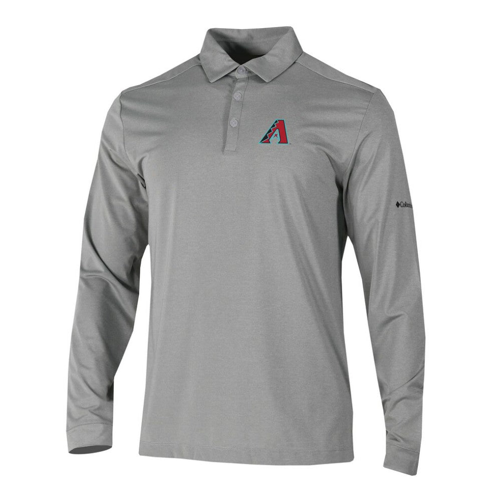 Arizona Diamondbacks Columbia Omni-Wick Pin High Long Sleeve Polo - MLB