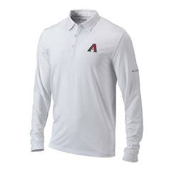 Arizona Diamondbacks Columbia Omni-Wick Pin High Long Sleeve Polo - MLB