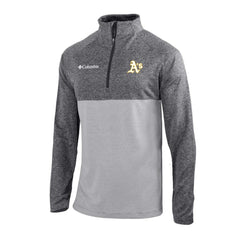 Athletics Columbia Omni-Wick Raglan Rockin' It Quarter-Zip Pullover - MLB
