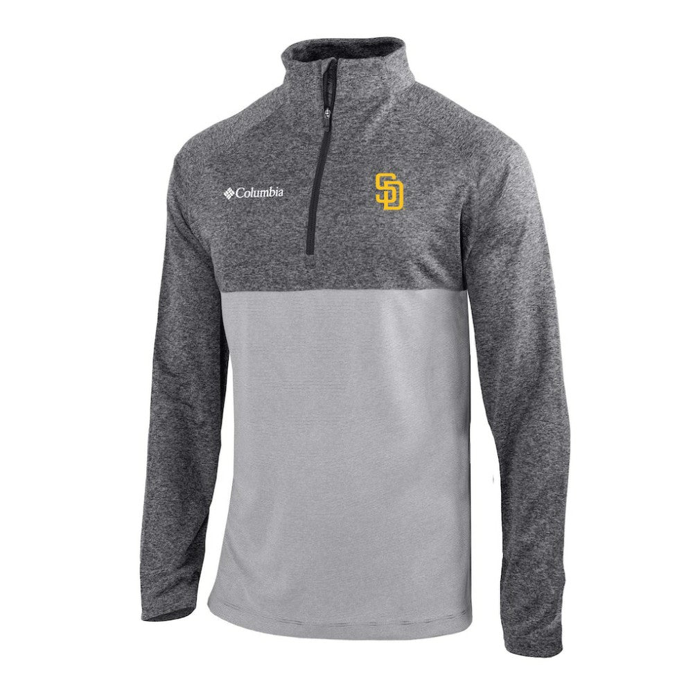 San Diego Padres Columbia Omni-Wick Raglan Rockin' It Quarter-Zip Pullover - MLB