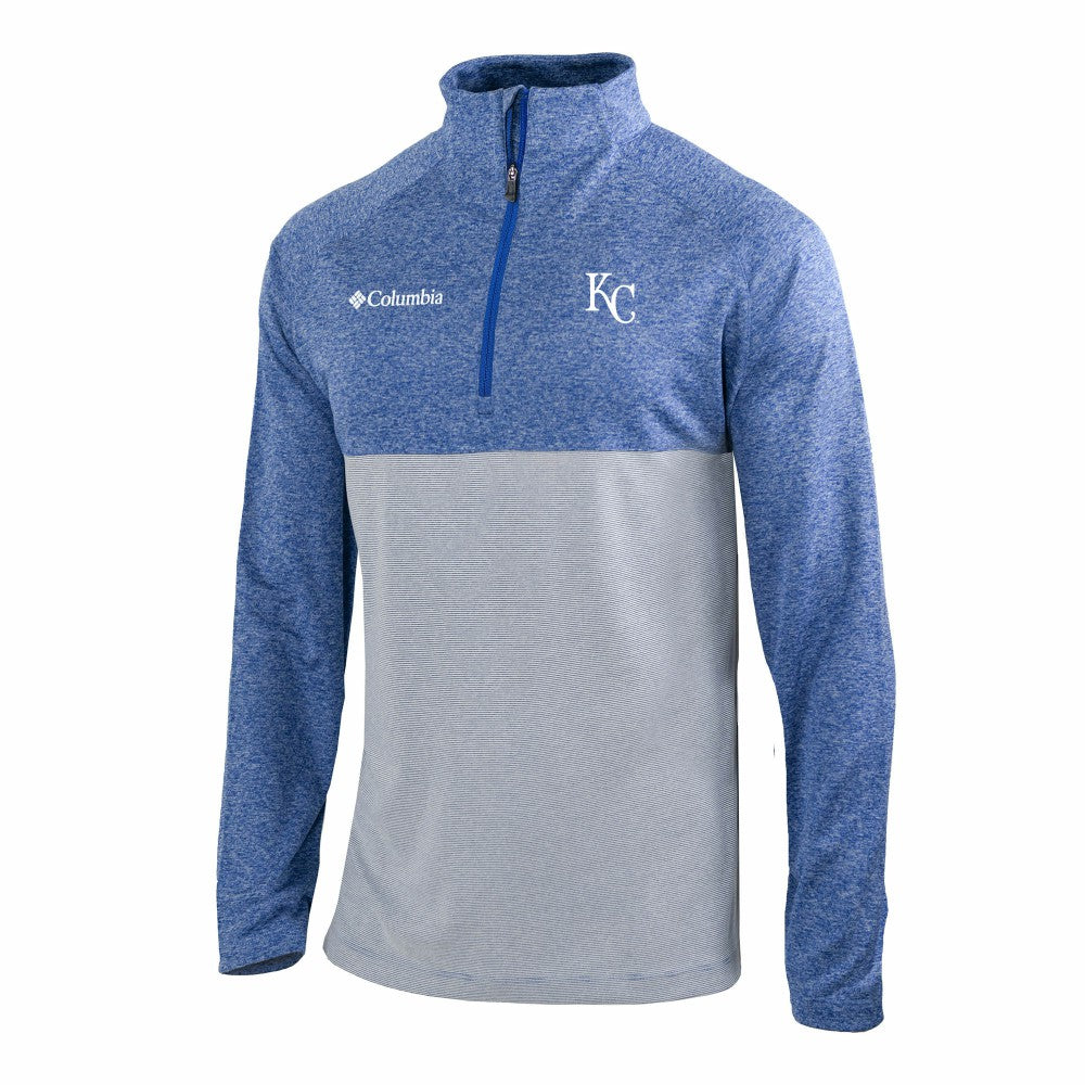 Kansas City Royals Columbia Omni-Wick Raglan Rockin' It Quarter-Zip Pullover - MLB