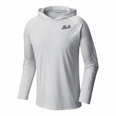 New York Mets Columbia Terminal Tackle Omni-Shade Pullover Hoodie - MLB
