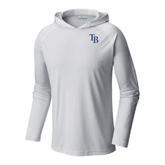 Tampa Bay Rays Columbia Terminal Tackle Omni-Shade Pullover Hoodie - MLB