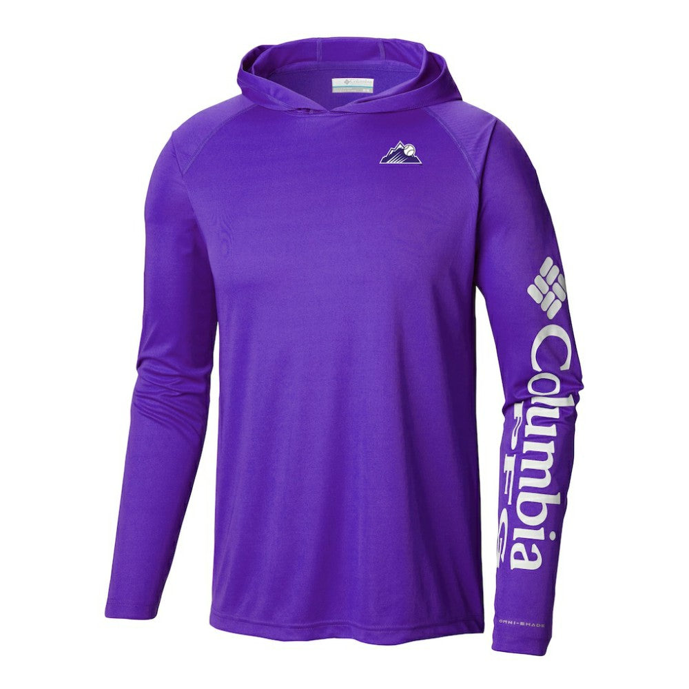Colorado Rockies Columbia Terminal Tackle Omni-Shade Pullover Hoodie - MLB