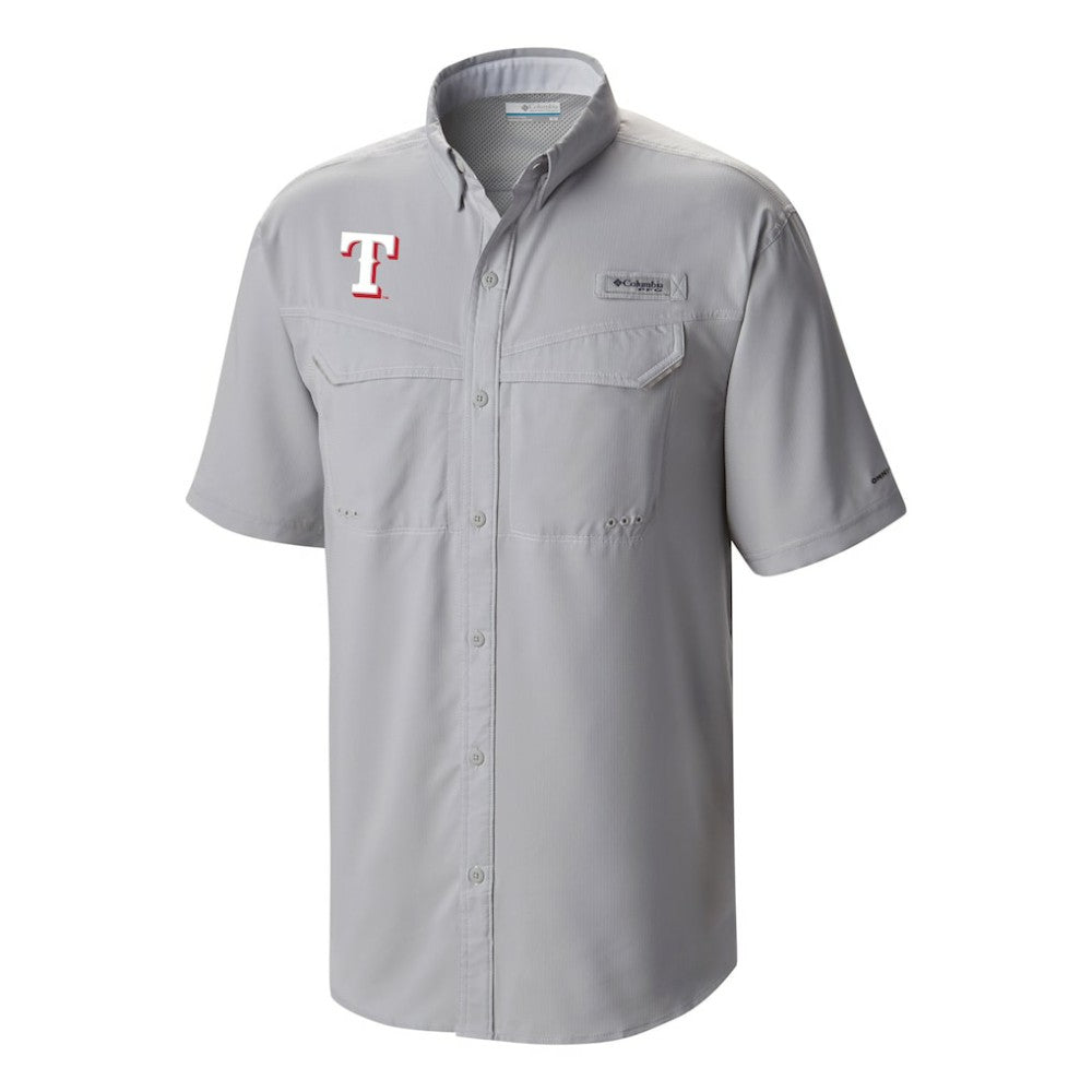 Texas Rangers Columbia Omni-Wick Low Drag Offshore Button-Up Shirt - MLB