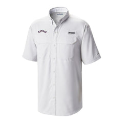 Houston Astros Columbia Omni-Wick Low Drag Offshore Button-Up Shirt - MLB