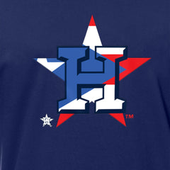 Houston Astros New Era Puerto Rican Flag Logo T-Shirt - MLB