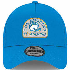 Los Angeles Chargers New Era Charger Power A-Frame 9FORTY Trucker Adjustable Hat Powder Blue | NFL