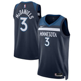Jaden McDaniels Minnesota Timberwolves Unisex Swingman Player Jersey Icon Edition Navy - NBA