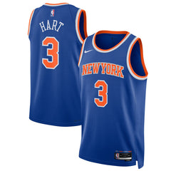 Josh Hart New York Knicks Unisex Swingman Player Jersey Icon Edition Blue - NBA