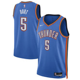 Luguentz Dort Oklahoma City Thunder Unisex Swingman Player Jersey Icon Edition Blue - NBA