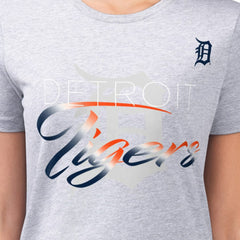 Detroit Tigers G-III 4Her by Carl Banks Women's Super-Slim Fit Lightweight Shadow Logo Graphic T-Shirt - MLB