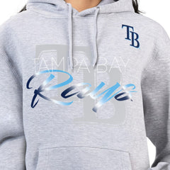 Tampa Bay Rays G-III 4Her by Carl Banks Women's Shadow Logo Graphic Pullover Hoodie - MLB