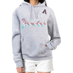 Arizona Diamondbacks G-III 4Her by Carl Banks Women's Shadow Logo Graphic Pullover Hoodie - MLB