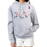 Boston Red Sox G-III 4Her by Carl Banks Women's Shadow Logo Graphic Pullover Hoodie - MLB