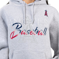Los Angeles Angels G-III 4Her by Carl Banks Women's Shadow Logo Graphic Pullover Hoodie - MLB
