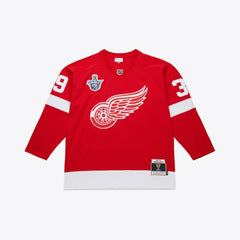 Dominik Hasek Detroit Red Wings Mitchell & Ness 2007-08 Power Play Jersey - Red - NHL
