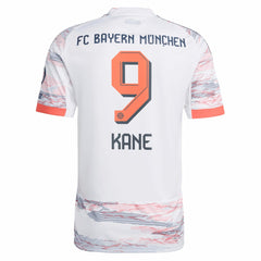 Harry Kane Bayern Munich 2025/26 Away Replica Player Jersey White | Adidas