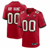 Tampa Bay Buccaneers 50th Season Custom Game Jersey Red | Nike for Sale