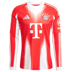 Harry Kane Bayern Munich 2025/26 Home Replica Long Sleeve Jersey Red | Adidas cheap