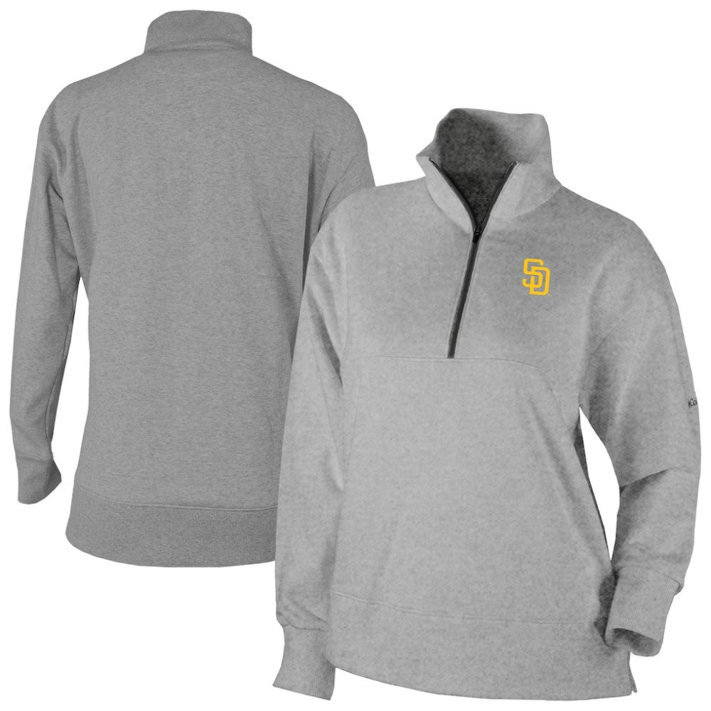 San Diego Padres Columbia Women's Birchwood Hills Quarter-Zip Pullover - MLB