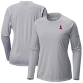 Los Angeles Angels Columbia Tidal Tee II Long Sleeve T-Shirt - MLB