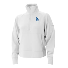Los Angeles Dodgers Columbia Women's Wickhams Hills Raglan Omni-Wick Quarter-Zip Pullover - MLB