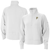Pittsburgh Pirates Columbia Women's Wickhams Hills Raglan Omni-Wick Quarter-Zip Pullover - MLB