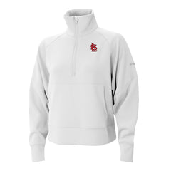 St. Louis Cardinals Columbia Women's Wickhams Hills Raglan Omni-Wick Quarter-Zip Pullover - MLB