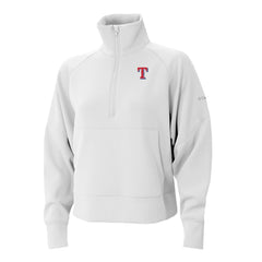 Texas Rangers Columbia Women's Wickhams Hills Raglan Omni-Wick Quarter-Zip Pullover - MLB
