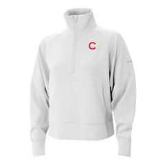 Chicago Cubs Columbia Women's Wickhams Hills Raglan Omni-Wick Quarter-Zip Pullover - MLB