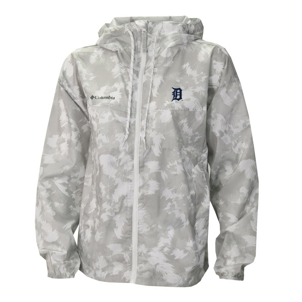 Detroit Tigers Columbia Women's Flash Challenger Full-Zip Hoodie Windbreaker Jacket - MLB